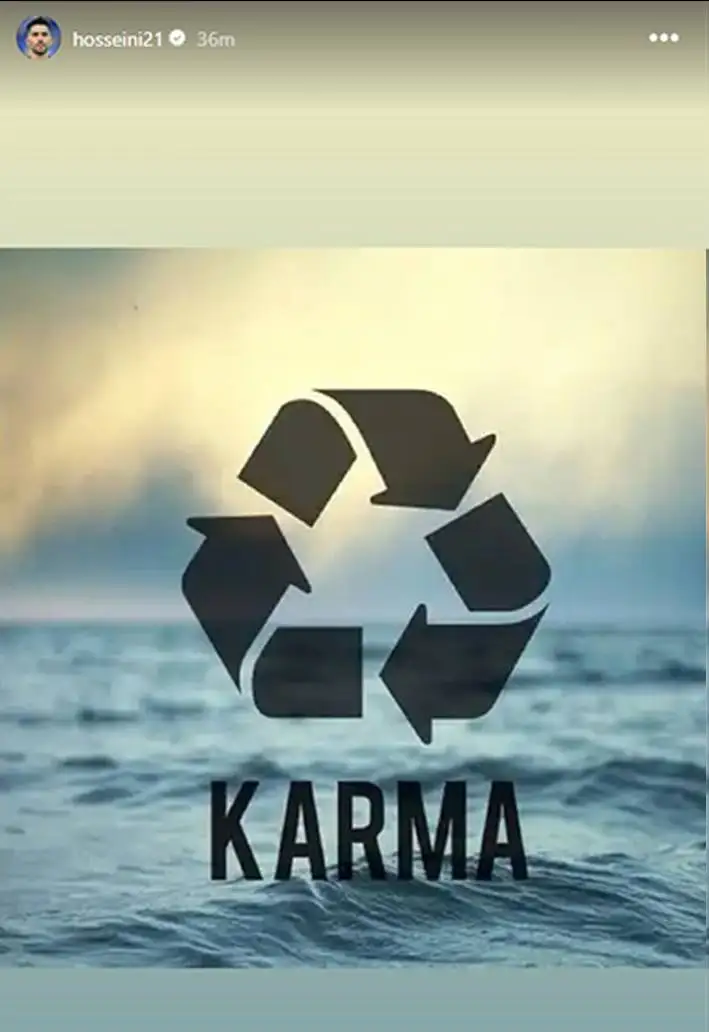 عکس -  سیدحسین بر علیه رامین رضاییان؛ کارما!
