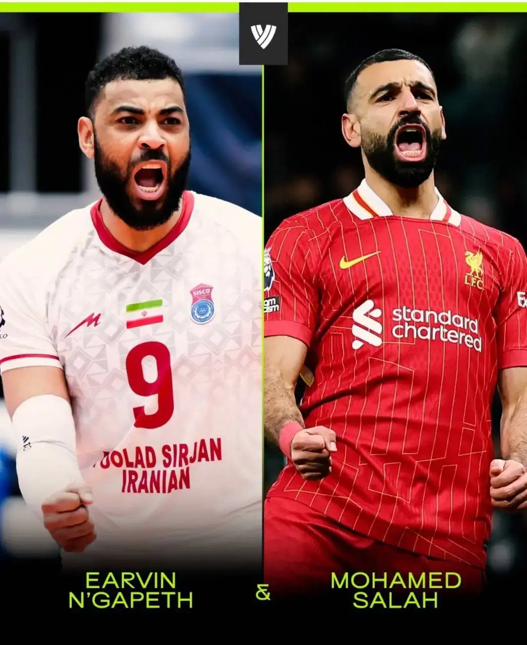 تصویر - امباپه، صلاح و دریک در والیبال!