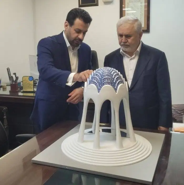 رونمایی از طرح آرامگاه محمود فرشچیان