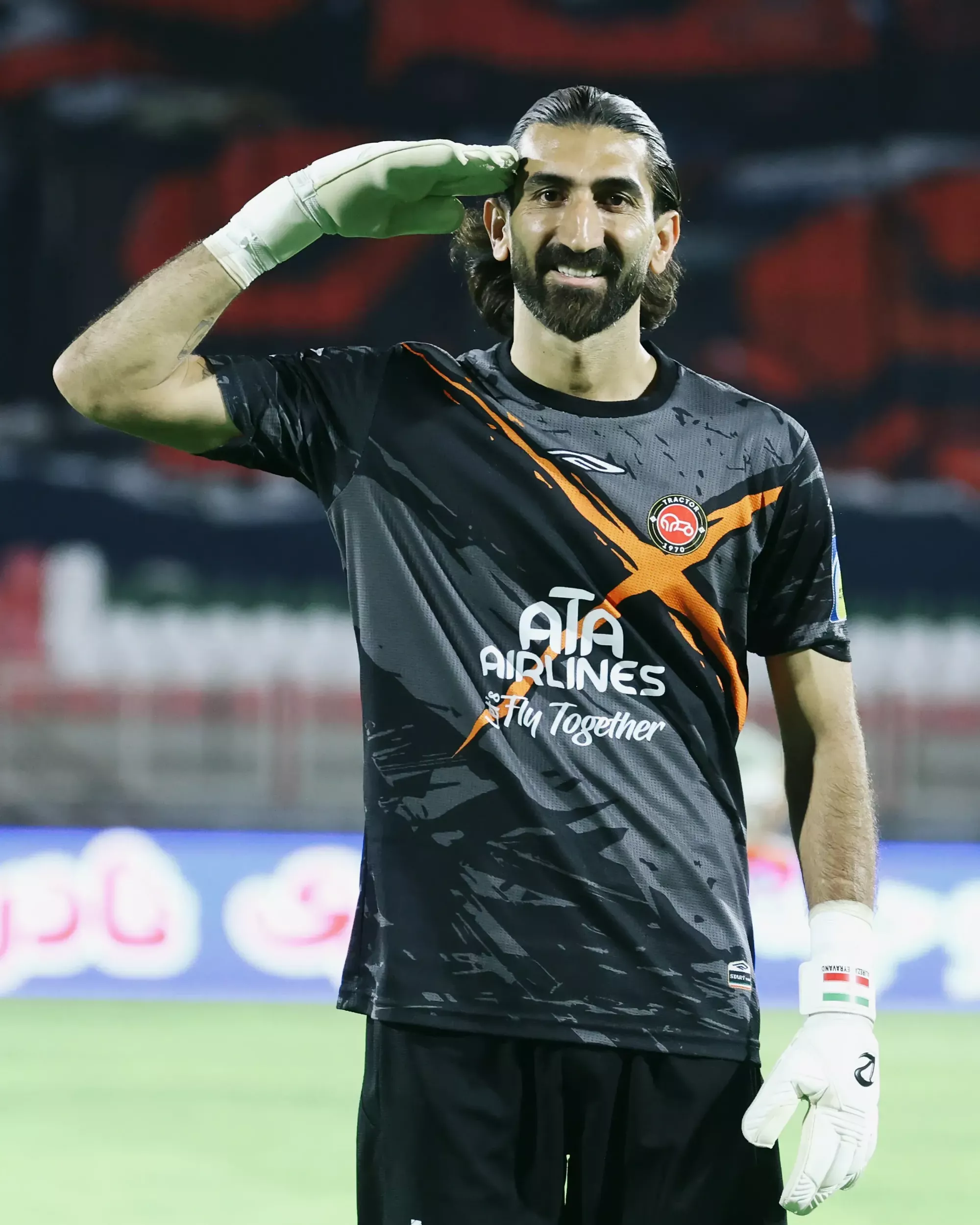 تصویر - واکنش خاص بیرانوند به گل تراکتور مقابل پرسپولیس