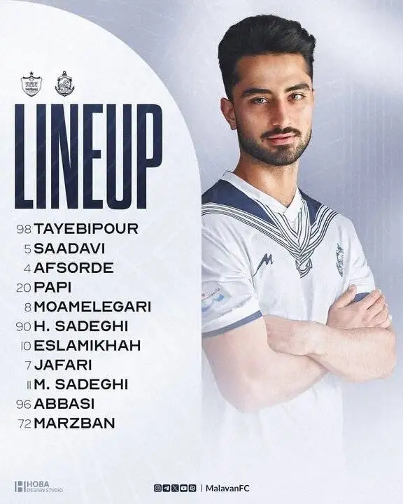 ترکیب پرسپولیس و ملوان برای دیدار امشب + عکس
