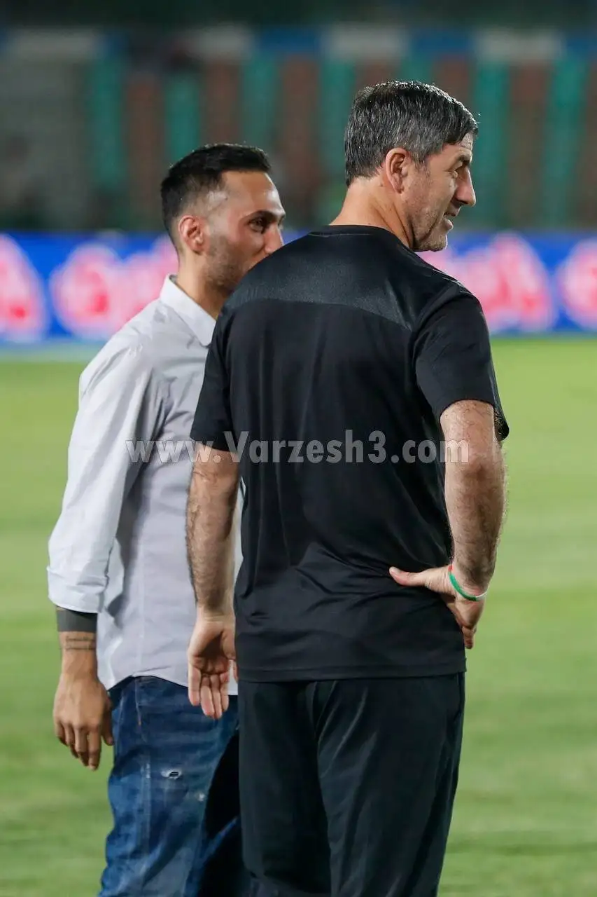 تصاویر ستاره محبوب پرسپولیسی ها در ورزشگاه شهرقدس