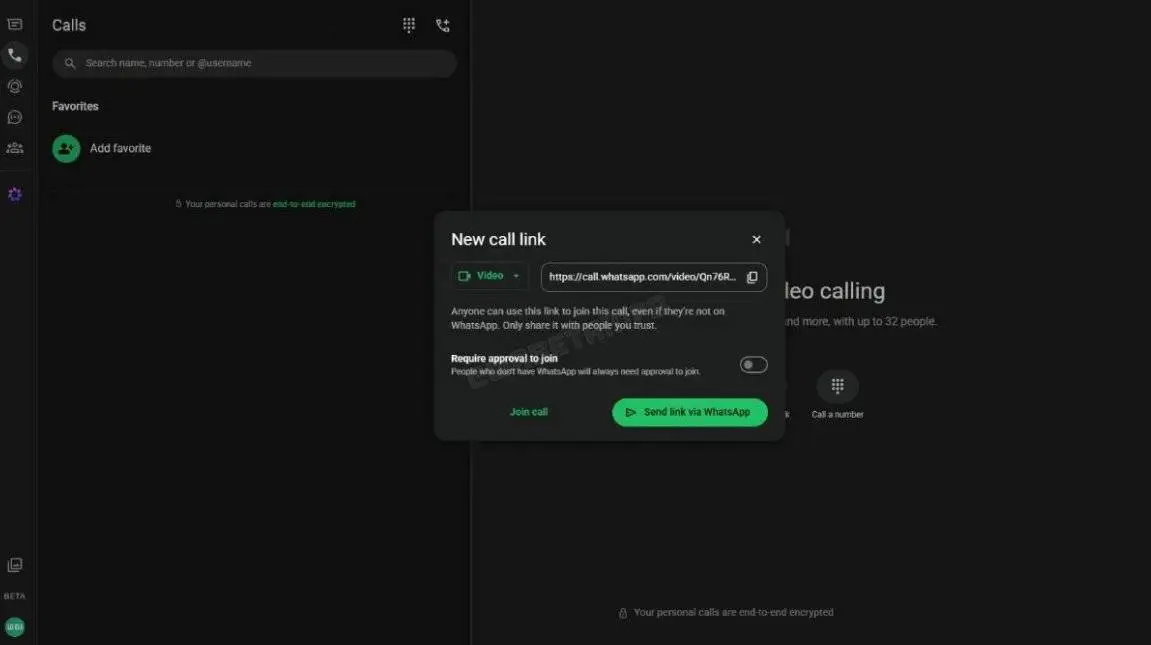 واتس اپ قابلیت تماس با افراد فاقد حساب کاربری را فعال می کند