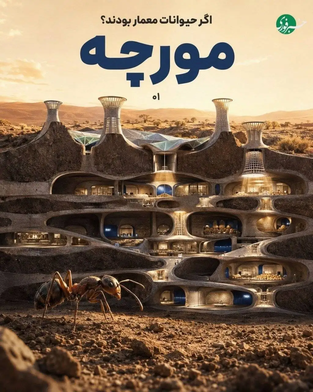 تصاویر  -  اگر حیوانات ساختمان می ساختند چه شکلی میشد؟ معماری هایی که از دل طبیعت الهام گرفته اند
