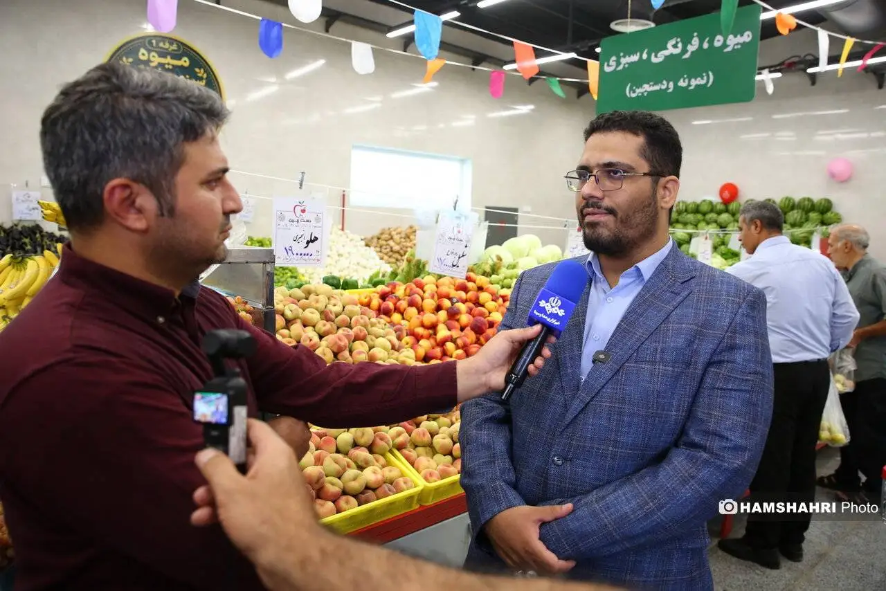 افتتاح بازار جدید میوه و تره بار مروارید