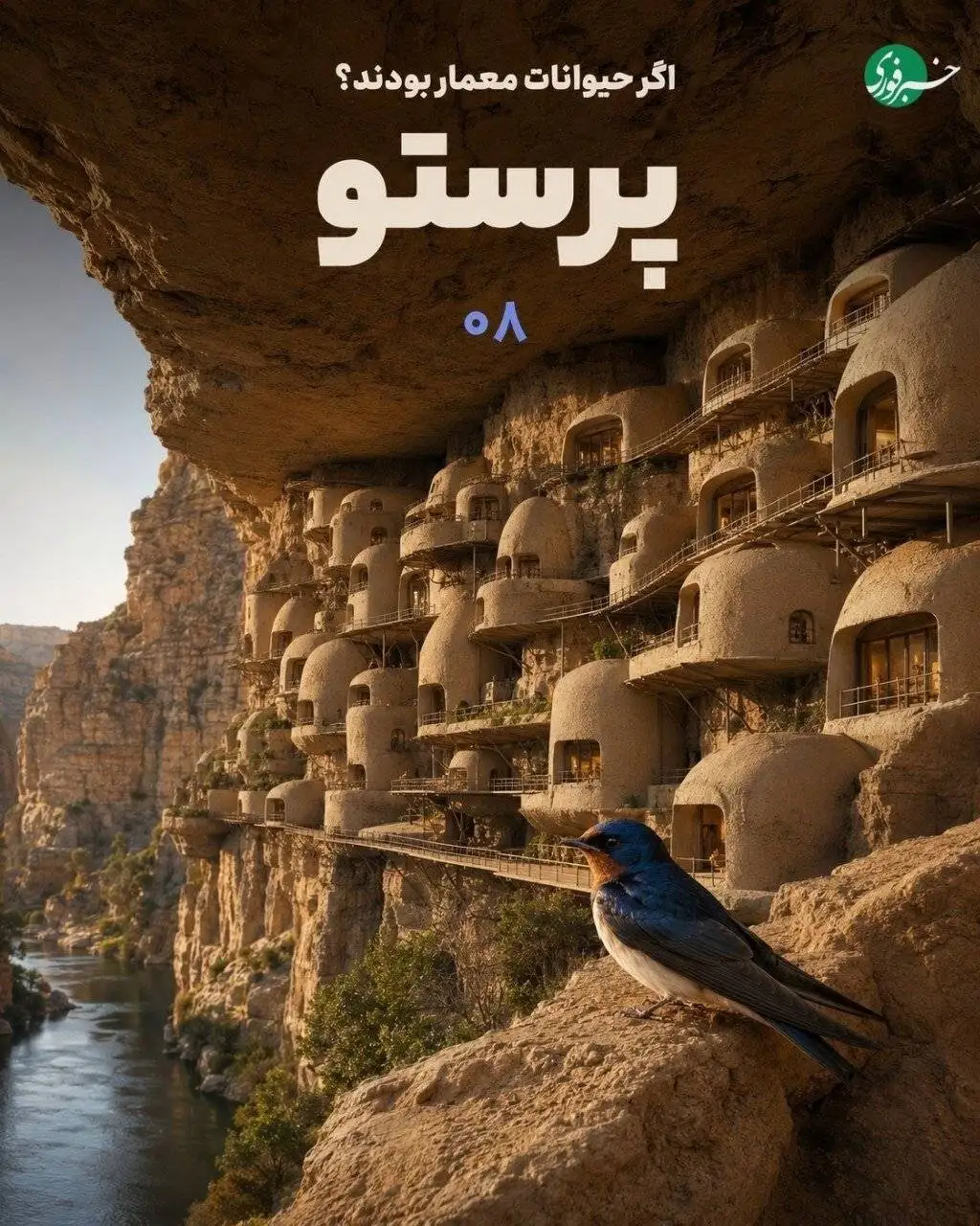 تصاویر  -  اگر حیوانات ساختمان می ساختند چه شکلی میشد؟ معماری هایی که از دل طبیعت الهام گرفته اند