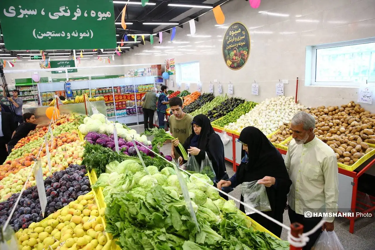 افتتاح بازار جدید میوه و تره بار مروارید