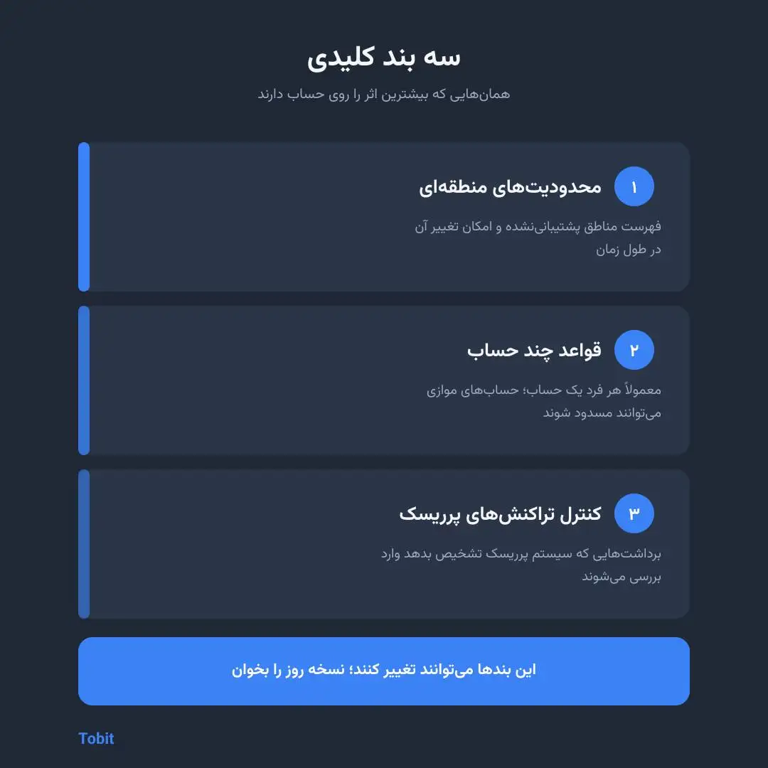 شرایط استفاده و قوانین حساب در توبیت؛ آنچه کمتر خوانده می شود
