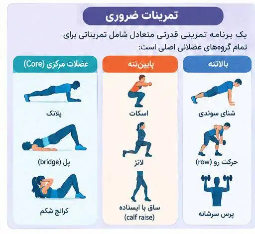 اصول تمرینات قدرتی: چطور به طور ایمن عضله بسازیم؟