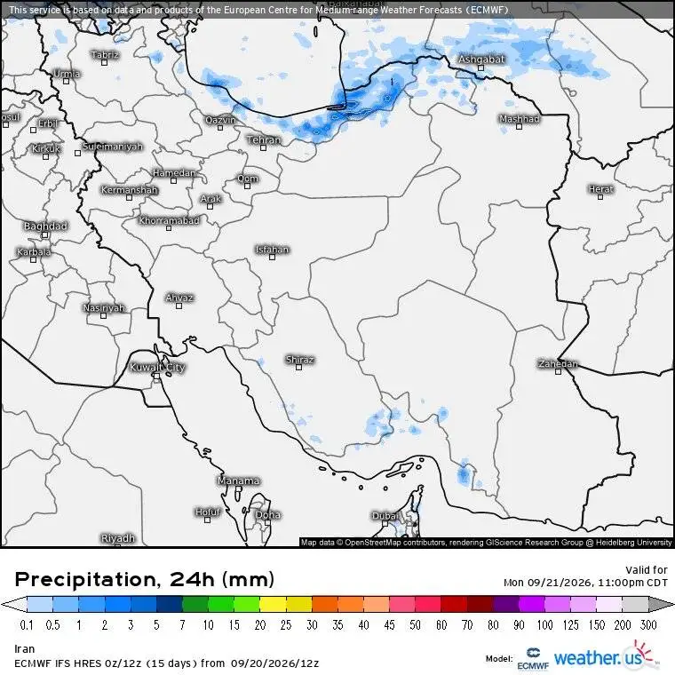هوای گرم تا کی ماندگار است؟  -  پیش بین بارش های گسترده برای تهران؛ چهره متفاوت آسمان ایران در آخرین نقشه ها