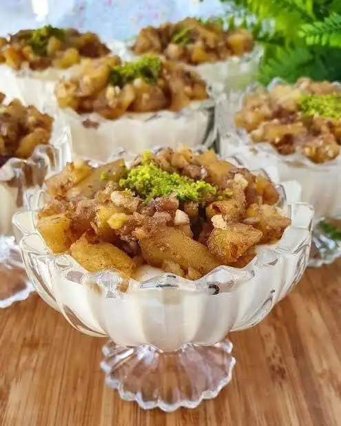 اسمش جالب است، طعمش فوق العاده؛ دسر ترکیه ای مالیبو تاتلیسی + درست کردن