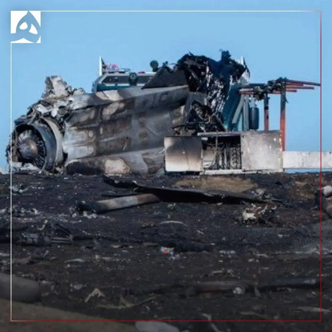 نخستین عکس از لاشه جنگنده f16 آمریکا