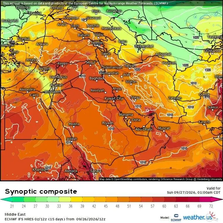 نقشه های هواشناسی چه می گویند؟ - بارش در شمال ایران محتمل است - تهران همچنان کم بارش می ماند