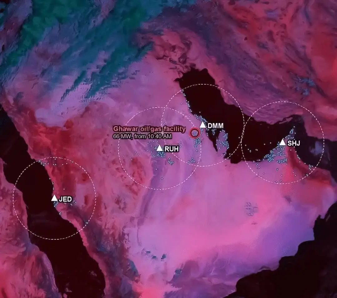 گرمای غیرمعمول بر فراز بزرگ ترین میدان نفتی خشکی جهان؛ حُرم آتش  بعد از این اتفاق رخ داد + تصویر ماهواره