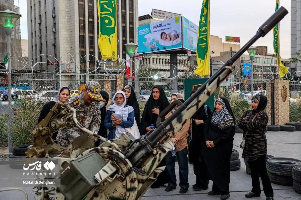 آموزش شلیک با ضدهوایی به بانوان در میدان هفت تیر + تصاویر