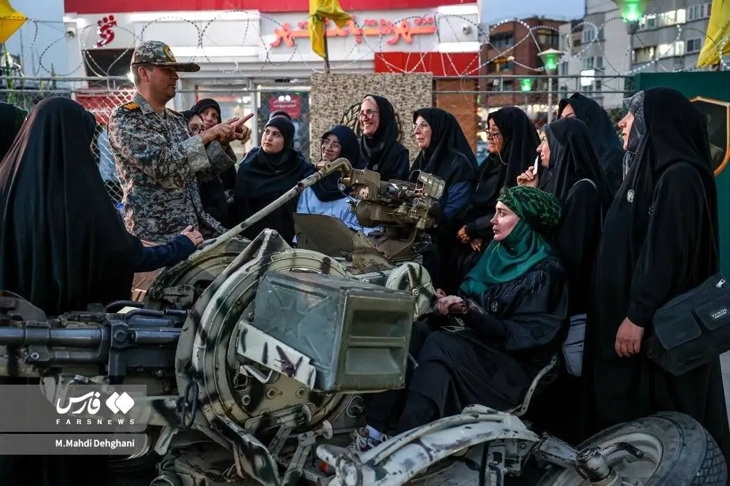آموزش شلیک با ضدهوایی به بانوان در میدان هفت تیر + تصاویر