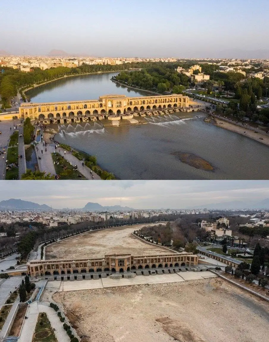 روزی برای زاینده رود - تصاویر جالب از زنده رود اصفهان از گذشته تا امروز