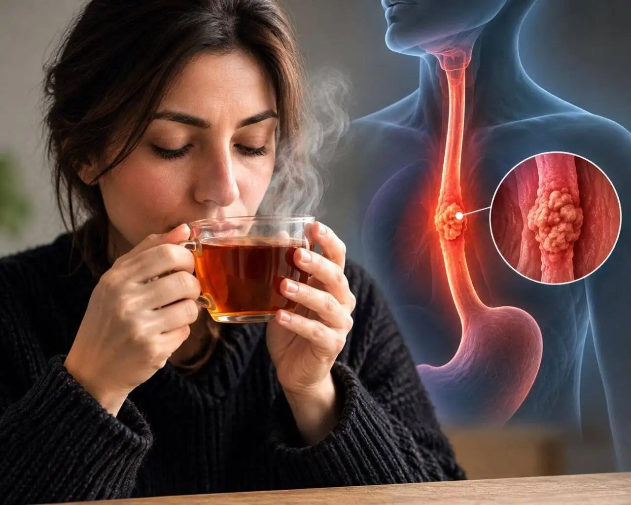 نوشیدنی خیلی داغ چه بلایی سر مری می آورد؟ یافته تازه درمورد خطر سرطان