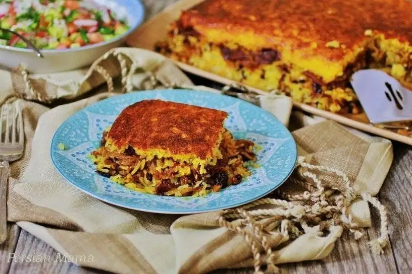 ته چین مرغ شیرازی اصیل و مجلسی؛ چرا ته چین وا می رود و شل می شود؟ + روش تهیه