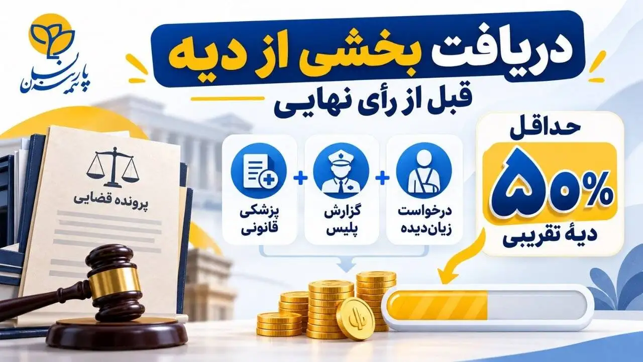 مدت پرداخت دیه توسط بیمه پارسیان؛ مهلت قانونی 15 تا 20 روزه پس از تکمیل پرونده خسارت