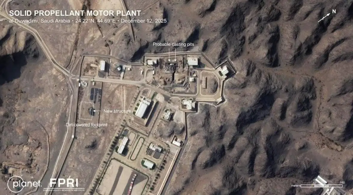 گسترش کارخانه موشکی عربستان برای تولید موشک های قدرتمندتر؛ ردپای فناوری چین در تأسیسات جدید ریاض - موشک ها با سوخت جامد می تواند تهران را هدف بگیرد