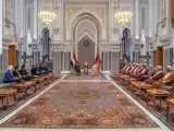 تصویری از کاخ پادشاه عمان با تزئینات ایرانی