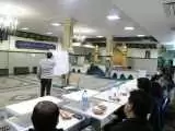 جلسه دفاع دانشجوی زندانی از رساله دکترای خود!