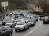 تصاویر - ترافیک سنگین جاده چالوس 6 فروردین 1403