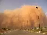 (فیلم) طوفان شن ناگوار در جاده های زاهدان