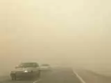 ویدیو  -  تصاویر ترسناک از طوفان شن در مسیر جاده زاهدان