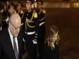 (فیلم) گاف جالب نجیب میقاتی؛ روبوسی با یک زن دیگر به جای نخست وزیر ایتالیا