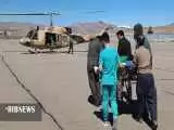 انتقال مصدوم قطع عضو با اورژانس هوایی به تبریز