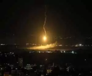 ویدیو  -  تصاویری از حمله شبانه اسرائیل به سوریه