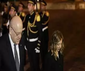 ویدیو  -  اشتباه جالب رئیس جمهور لبنان مقابل نخست وزیر زن ایتالیا