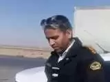 حرکت زیبای پلیس راه یزد تحسین همگان را برانگیخت + ویدیو