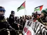 (فیلم) حامیان فلسطین پل گلدن گیت سانفرانسیسکو را بستند
