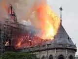 ویدیو  -  ساختمان تاریخی دانمارک در آتش سوخت
