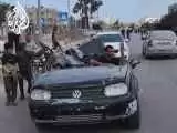 (فیلم) تردد یک فلسطینی با خودروی منهدم شده!