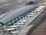 ویدیو  -  تصاویری از سیل ناگوار در فرودگاه دبی