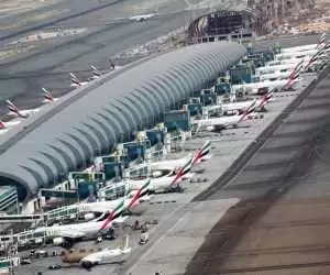 ویدیو  -  تصاویری از سیل ناگوار در فرودگاه دبی