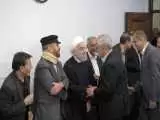 ویدیو  -  شوخی جالب حسن روحانی با یک قاری قرآن؛ زنگنه با سرماخوردگی آمد، ظریف دیر رسید
