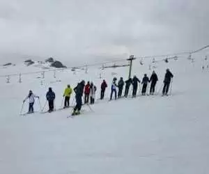 شروع هفته چهارم لیگ بین المللی اسکی اسنوبرد با حضور اسکی بازان روس در پیست بین المللی توچال
