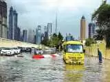 وضعیت بزرگراه شیخ زائد دبی بعد از بارندگی!  -  از ترافیک سنگین تا خودروهای شناور در آب  -  ببینید