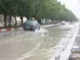 بارش باران در جاده های 9 استان
