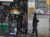 تصاویر - بارش برف در پایتخت بوسنی و هرزگوین
