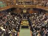 تقابل دیدنی حامیان و مخالفان اسرائیل در مجلس انگلیس + ویدئو