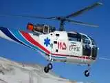 پرواز هلیکوپتر اورژانس برای نجات جان بیمار قلبی در گتوند خوزستان