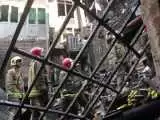 آتش سوزی مرگبار کارگاه ساختمانی در تهران -  6 کارگر فوت شدند+ جزئیات