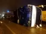 تصادف اتوبوس با کامیون در یزد 15 زخمی برجا گذاشت