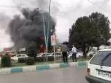 (فیلم) ماجرای آتش سوزی در پمپ بنزین کرمان